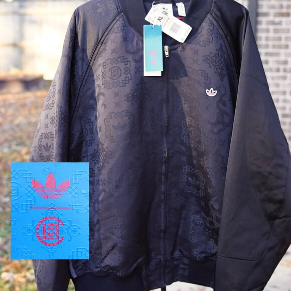 Adidas x CLOT Lunar New Year Jacket JD3543 Black Men’s XL NWT